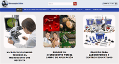 Desktop Screenshot of microscopiosonline.com